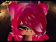 Helping my desktop friend cum hard~