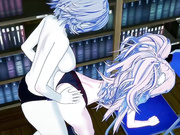 俊子 · 伊诺岛和齐亚基 · 纳纳米在图书馆里有女同性恋秒 - 达甘伦帕 · 亨泰