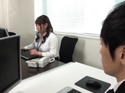 [052PES-047] 爆乳！ｴﾛ乳輪の働くおばさん 宮本紗央里 須磨紫 - 5of5