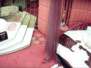 情趣酒店拍攝到的卷發眼鏡妹和男友開房愛愛 69互舔騎乘後入完事後還一起洗個鴛鴦浴 太刺激了 露臉高清