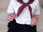 [OKP-060] 神パンスト 佐藤りこ 制服ロリ美少女の美脚を包んだ生ナマしいパンストを完全着衣でムレた足裏からつま先を味わい尽くす！ 【破解】 - 1of5