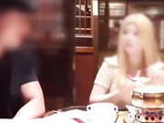 真实约操内射有男友的金发妹