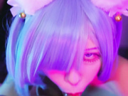 淫语性瘾百变COSER女神【ChiChibae】，角色扮演兔儿可爱小母狗无套内射