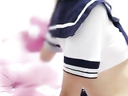 颜值还不错的美女主播穿着学生制服黑丝和刷了不少礼物的楞头青长屌粉丝啪啪