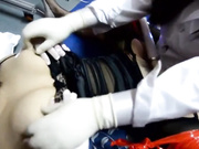 黑丝少妇阴道瘙痒找寒医生治疗