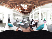 Blowjob from horny Ebony slut