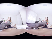 Virtual Reality Play with gorgeous girl in stockings