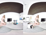 Naughty cute schoolgirl Virtual Reality