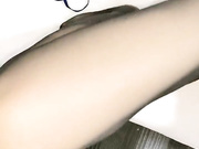 酒店蓝裙警察制服黑丝高跟