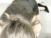 酒店黑色包臀裙黑丝高跟再不射我就死给你看